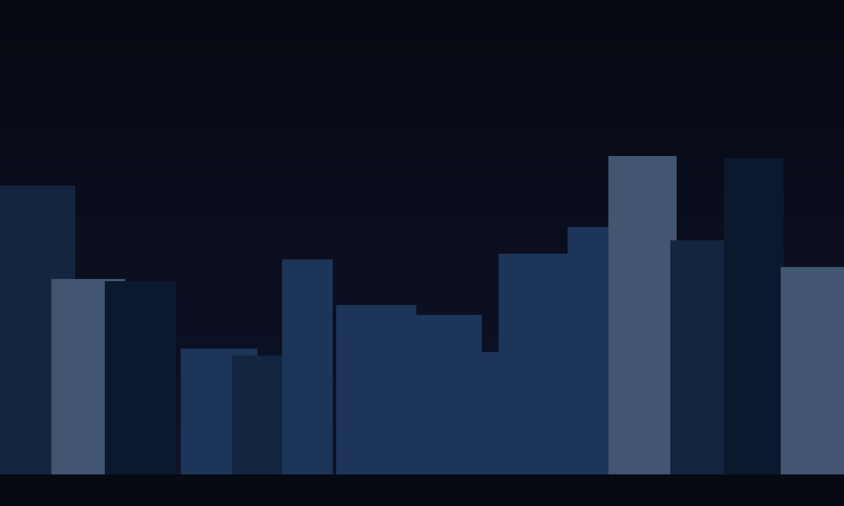 Abstract city-like structure representing execution infrastructure